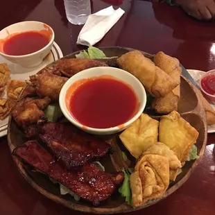 Pu Pu platter.....