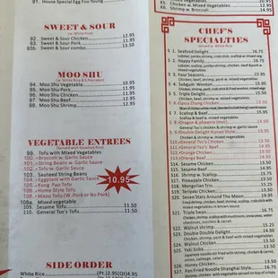Menu.