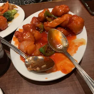 Sweet and sour chicken