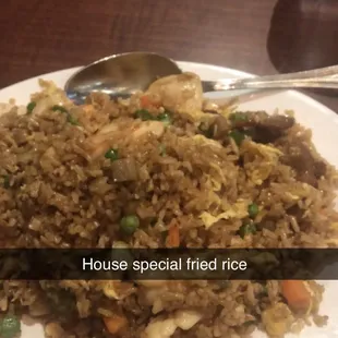 Combination Fried Rice or call it house special fried rice is my favorite dish