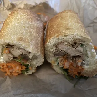5 spice chicken banh mi.