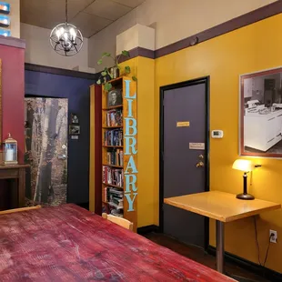 a view of the library