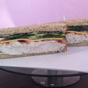 albacore tuna on wheat