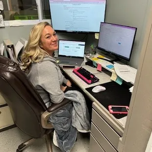 If you call us you will likely speak with this lovely young lady!