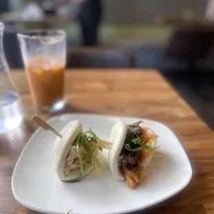a close up of a plate of food