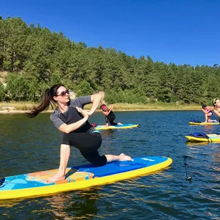 Hair swept Sundays at the lake