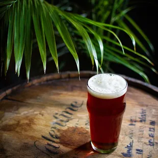 Juggernaut Double Red 8% ABV full bodied, hoppy