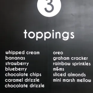 toppings for rolled ice cream