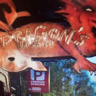 a sign for a restaurant