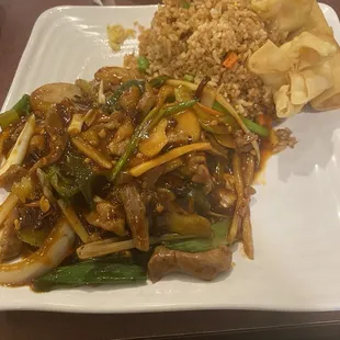 Pork 13. Pork with Hot Garlic Sauce Dinner Combination