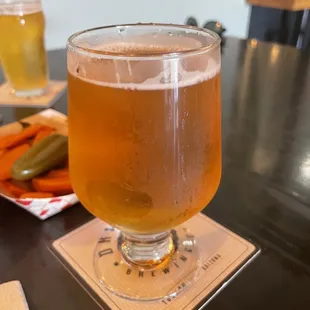 A little lunch beer