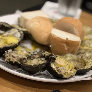 Chargrilled oysters