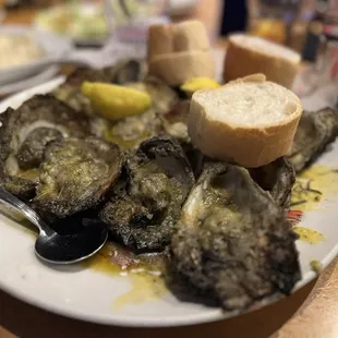 Oysters were solid.