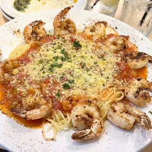 Grilled Shrimp Pasta