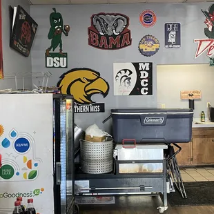 the inside of the restaurant