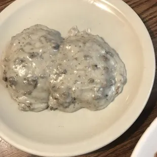 Biscuits and gravy half order