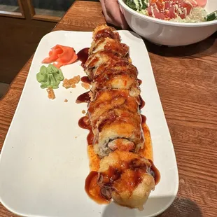 Crab Rangoon roll