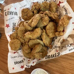 Fried dill pickles