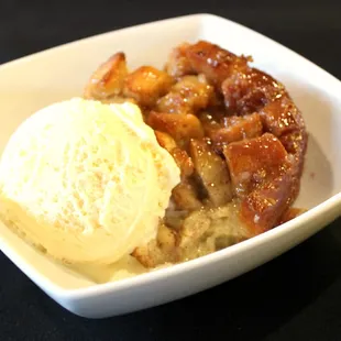 Our signature home made bread pudding
