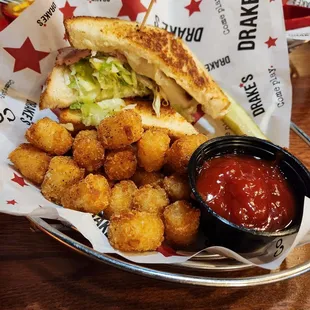 Fried Bologna Sandwich