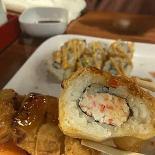 Crab Rangoon Roll