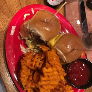 Sweet potato fries are delicious