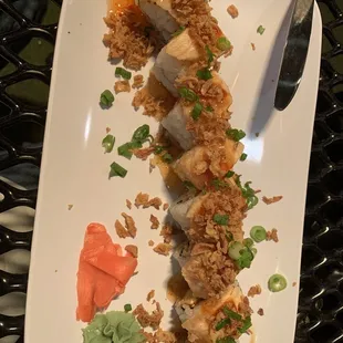 Sushi of the Month -Crunchy Teriyaki Roll So good!