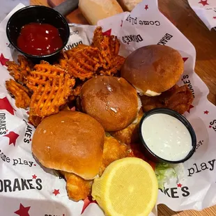 Fried Fish Minis Sandwich