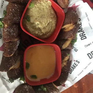 Warm Pretzel and Beer Cheese