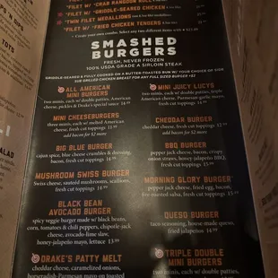 Burger Menu