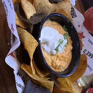 Buffalo chicken dip appetizer