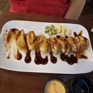 Crab Rangoon roll