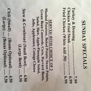 Oops!  Forgot to rotate it. Sunday specials!