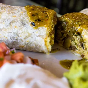 spicy breakfast burrito
