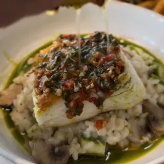 Bajia Halibut Risotto