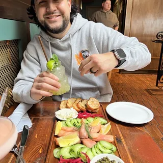 Salmon Lox Board