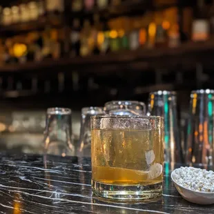 Sorghum Whiskey cocktail