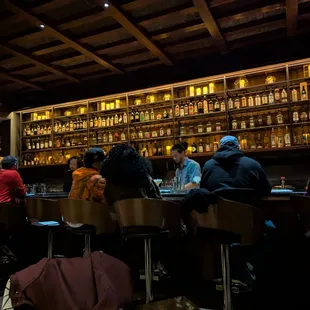 downstairs. bar area