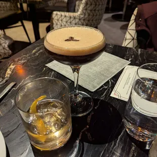 Espresso Martini. 3/5. House version of manhattan was apparently not good