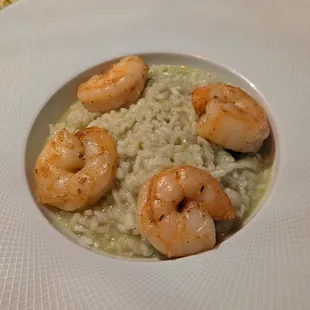 Valentines Day: Shrimp Risotto. I barely at 1/4 of this