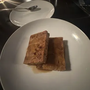 Apple cinnamon bread pudding.