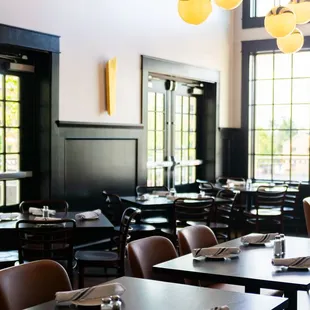 a dining room