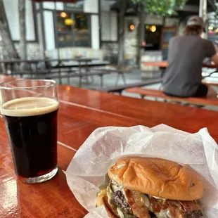 The covered patio area is large and inviting with plenty of shade.