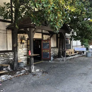 a man sitting on a bench