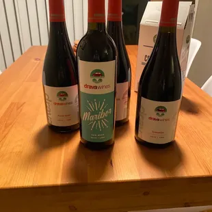 Great selection of wines