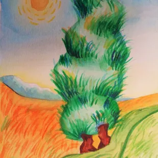 Eliana, age 10, Watercolor