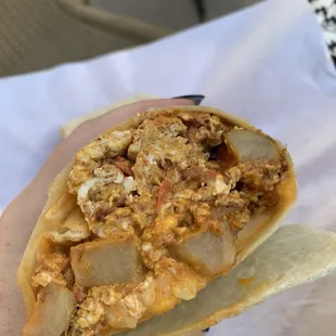 Breakfast Burrito  IG: @feedyo_self