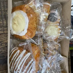 Great Spandauer Pastries!  Try them all! To go or eat here!