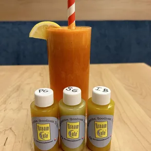 Juice shots &amp; The Energizer Juice