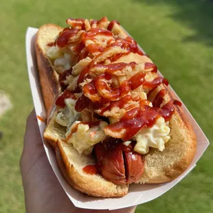 Spicy BBQ Mac Dog